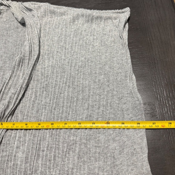 Eileen Fisher Plus Short Sleeve Grey Open Cardigan Size 1X - Picture 4 of 7